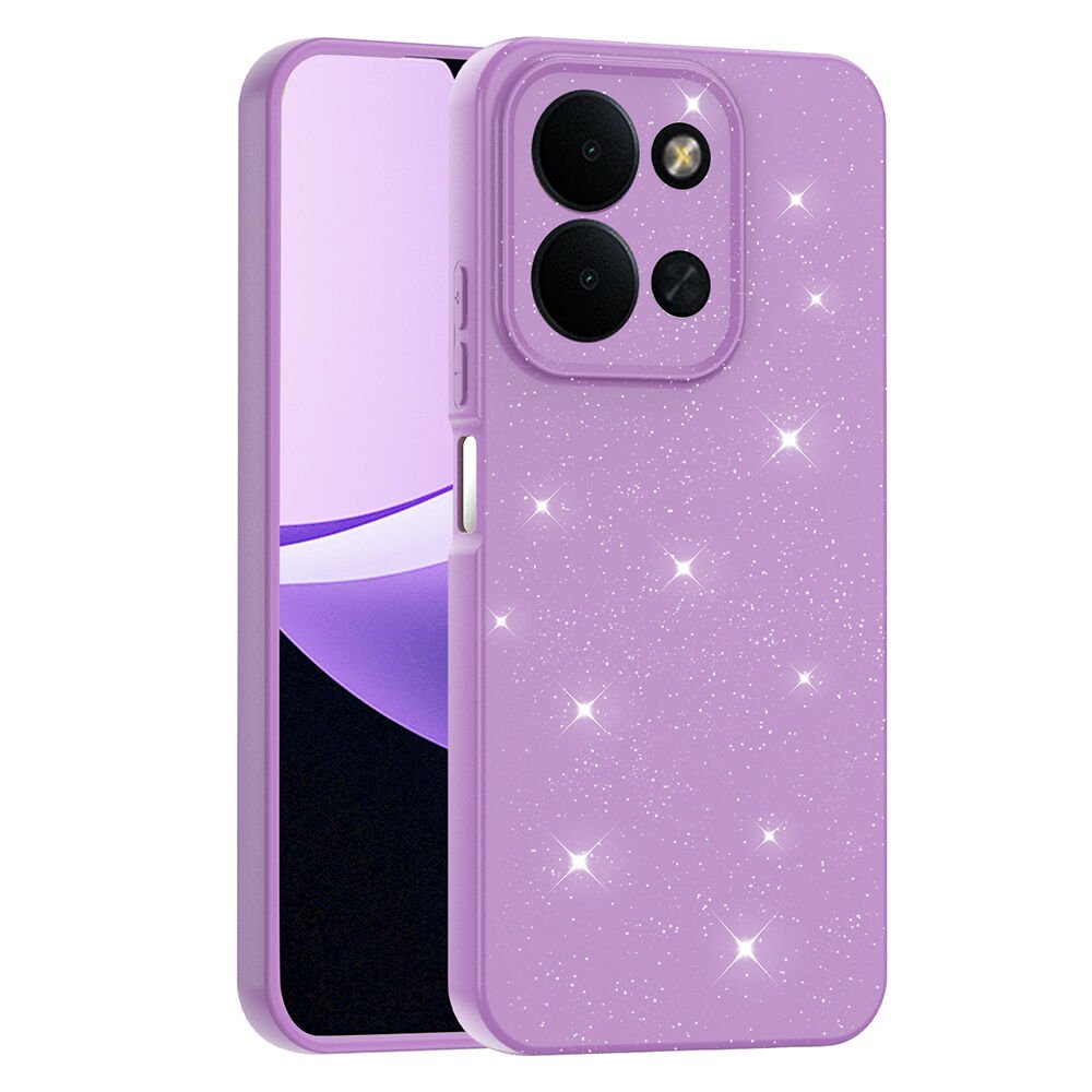 Xiaomi Redmi 15C Uyumlu Kılıf Kamera Korumalı Simli Lüks Koton Kapak