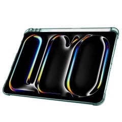 Apple iPad Pro 11 2024 Kılıf Tri Folding Kalem Bölmeli Standlı Kılıf