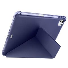 Apple iPad Pro 11 2024 Kılıf Tri Folding Kalem Bölmeli Standlı Kılıf
