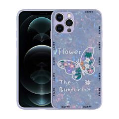 iPhone 12 Pro Kılıf Desenli Sert Silikon Mumila Kapak