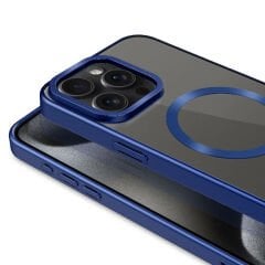 iPhone 15 Pro Kılıf Mat Tasarımlı Magsafe Wireless Şarj Özellikli Mat Setro Kapak Kılıf