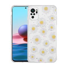Xiaomi Poco M5S Kılıf Simli Desenli Kamera Korumalı Parlak Popy Kapak