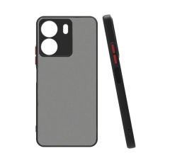 Xiaomi Redmi 13C Kılıf Mat Kamera Korumalı Renkli Tuşlu Sert Silikon Hux Kapak