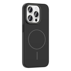iPhone 15 Pro Max Kılıf Kablosuz Şarj Özellikli Ruby Silikon Kapak