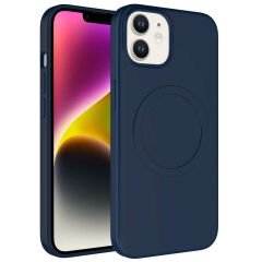 iPhone 12 Kılıf Magsafe Wireless Şarj Özellikli Pastel Renk Silikon Plas Kapak