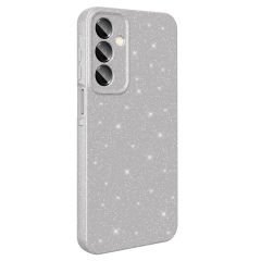 Samsung Galaxy A16 Kılıf Kamera Korumalı Simli Lüks Koton Kapak