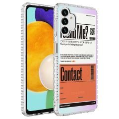 Samsung Galaxy A04S Airbag Kenarlı Renkli Desenli Silikon Elegans Kapak kılıf