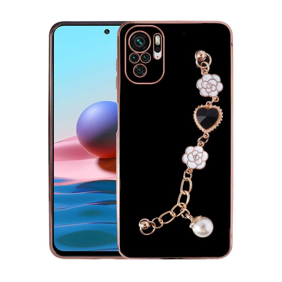 Xiaomi Poco M5S Kılıf El Tutamaçlı Kamera Korumalı Taka Silikon Kapak