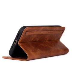 iPhone 12 Pro Max Kılıf Hakiki Deri Multi Cüzdan Kılıf