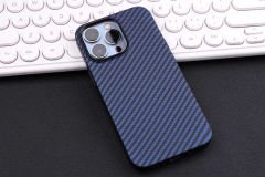 iPhone 13 Pro Max Kılıf Karbon Fiber Tasarımlı Karbono Kapak