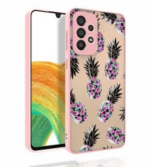 Samsung Galaxy A33 5G Desenli Kamera Korumalı Parlak Nora Kapak kılıf
