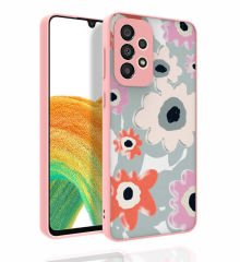 Samsung Galaxy A33 5G Desenli Kamera Korumalı Parlak Nora Kapak kılıf