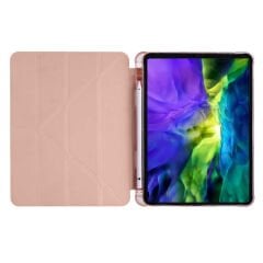Apple iPad Air 11 2024 Kılıf Tri Folding Kalem Bölmeli Standlı Kılıf