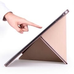 Apple iPad Air 11 2024 Kılıf Tri Folding Kalem Bölmeli Standlı Kılıf
