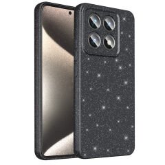 Xiaomi 14T Pro Kılıf Kamera Korumalı Simli Lüks Koton Kapak