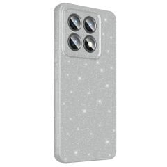 Xiaomi 14T Pro Kılıf Kamera Korumalı Simli Lüks Koton Kapak