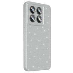 Xiaomi 14T Pro Kılıf Kamera Korumalı Simli Lüks Koton Kapak