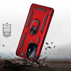 Xiaomi Mi 11T Pro 5G Kılıf Vega Tank Sert Yüzüklü Standlı Zırh Koruma Kapak