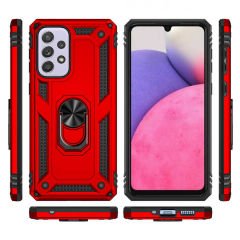 Samsung Galaxy A33 5G Kılıf Vega Tank Sert Yüzüklü Standlı Zırh Koruma Kapak