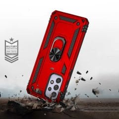 Samsung Galaxy A33 5G Kılıf Vega Tank Sert Yüzüklü Standlı Zırh Koruma Kapak