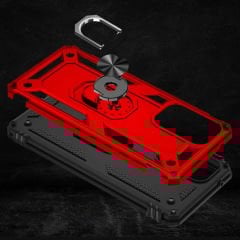 Samsung Galaxy A33 5G Kılıf Vega Tank Sert Yüzüklü Standlı Zırh Koruma Kapak