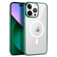 iPhone 14 Pro Kılıf Wireless Şarj Özellikli Pixel Magsafe Kapak