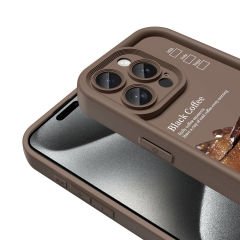 iPhone 15 Pro Max Kılıf Kamera Korumalı Baskılı Arka Yüzey Klas Kapak