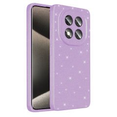 Xiaomi Redmi Note 14 Pro Plus Kılıf Kamera Korumalı Simli Lüks Koton Kapak