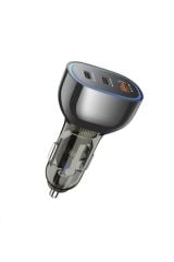 68W USB ve Type-C Girişli Çakmaklık Süper Hızlı Şarj Destekli Araç Şarj Aleti