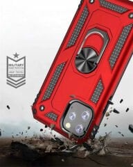 iPhone 11 Pro Kılıf Vega Tank Sert Yüzüklü Standlı Zırh Koruma Kapak