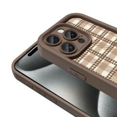 iPhone 15 Pro Kılıf Kamera Korumalı Baskılı Arka Yüzey Klas Kapak