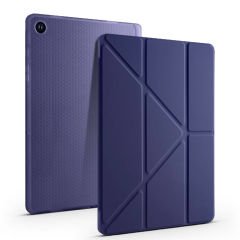 Samsung Galaxy Tab A9 Kılıf Tri Folding Kalem Bölmeli Standlı Kılıf