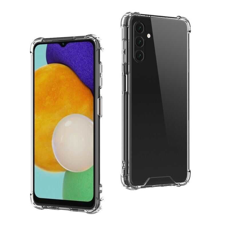 Samsung Galaxy A04S Kılıf Nitro Anti Shock Darbe Emici Köşe Korumalı Şeffaf Silikon Kapak