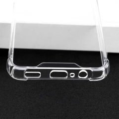 Samsung Galaxy A04S Kılıf Nitro Anti Shock Darbe Emici Köşe Korumalı Şeffaf Silikon Kapak