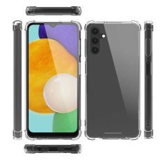 Samsung Galaxy A04S Kılıf Nitro Anti Shock Darbe Emici Köşe Korumalı Şeffaf Silikon Kapak
