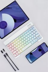 09 Şarj Edilebilir RGB Işıklı Kablosuz Klavye Mouse Seti