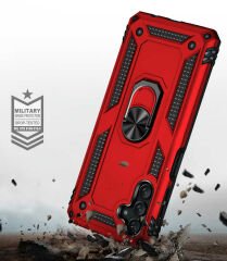 Samsung Galaxy A04S Kılıf Vega Tank Sert Yüzüklü Standlı Zırh Koruma Kapak