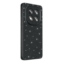 Xiaomi Redmi Note 14 Pro 4G Kılıf Kamera Korumalı Simli Lüks Koton Kapak