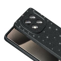 Xiaomi Redmi Note 14 Pro 4G Kılıf Kamera Korumalı Simli Lüks Koton Kapak