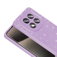 Xiaomi Redmi Note 14 Pro 4G Kılıf Kamera Korumalı Simli Lüks Koton Kapak