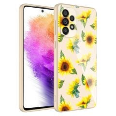 Samsung Galaxy A33 5G Kılıf Kamera Korumalı Desenli Sert Silikon Epoksi Kapak