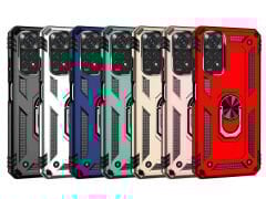 Xiaomi Redmi Note 11S Global Kılıf Vega Tank Sert Yüzüklü Standlı Zırh Koruma Kapak