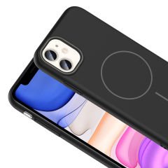 iPhone 11 Kılıf Kablosuz Şarj Özellikli Ruby Silikon Kapak