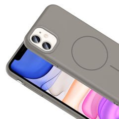 iPhone 11 Kılıf Kablosuz Şarj Özellikli Ruby Silikon Kapak