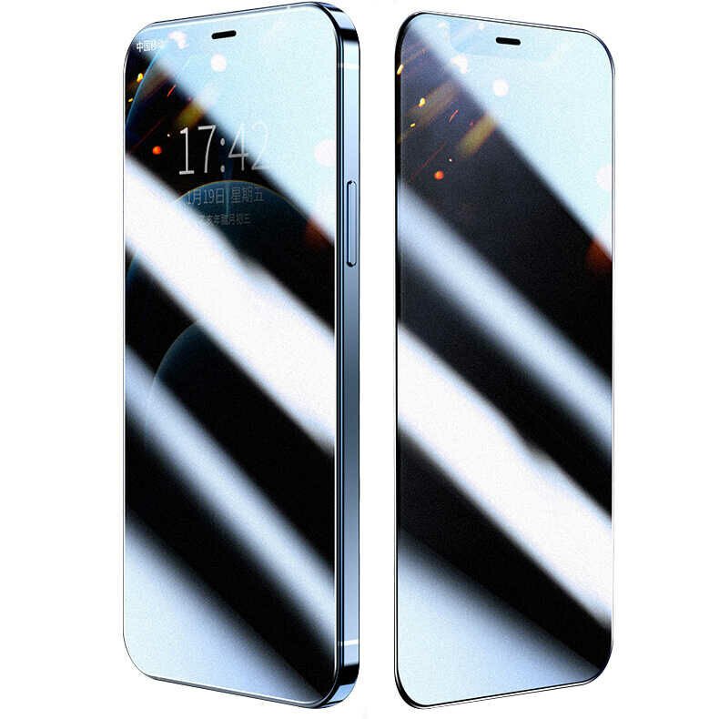 iPhone 12 Pro Max Fit Hard Mat Privacy Cam Ekran Koruyucu