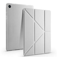 Samsung Galaxy Tab A9 Plus Kılıf Tri Folding Kalem Bölmeli Standlı Kılıf