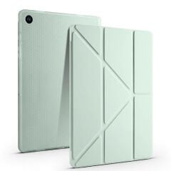 Samsung Galaxy Tab A9 Plus Kılıf Tri Folding Kalem Bölmeli Standlı Kılıf