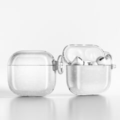 Airpods 4 Allstar Airbag 32 Parlayan Simli Saydam Renkli Kılıf Pembe