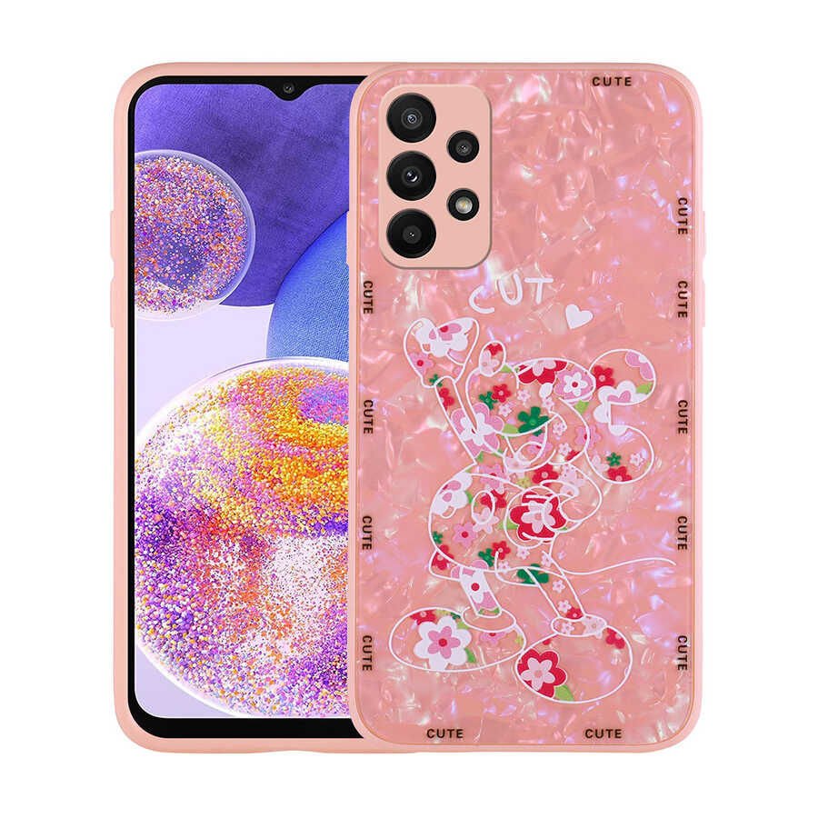 Samsung Galaxy A33 5G Kılıf Desenli Sert Silikon Mumila Kapak