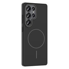 Samsung Galaxy S25 Ultra Kılıf Kablosuz Şarj Özellikli Ruby Silikon Kapak